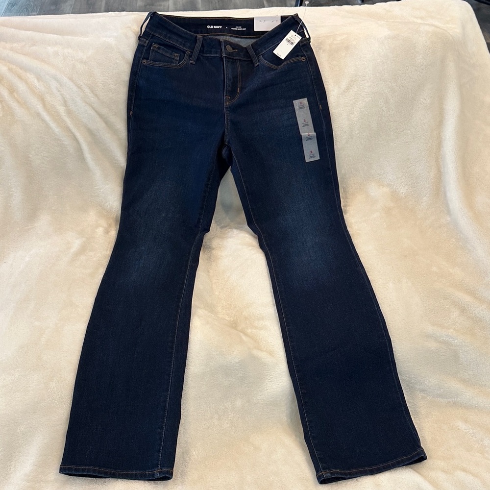 Old Navy Dark Blue Boot Cut Jeans